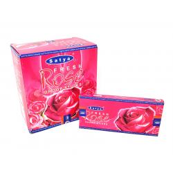 Satya Fresh Rose Dhoop - 45 grms (12/box)
